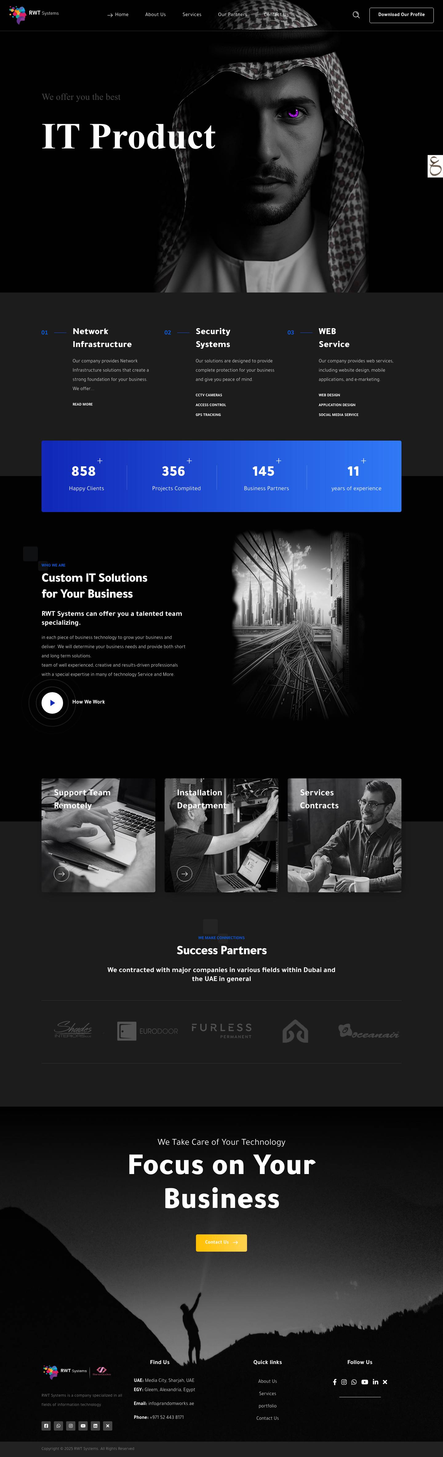 RWT Systems – All IT & Digital Solutions - Full Screenshot