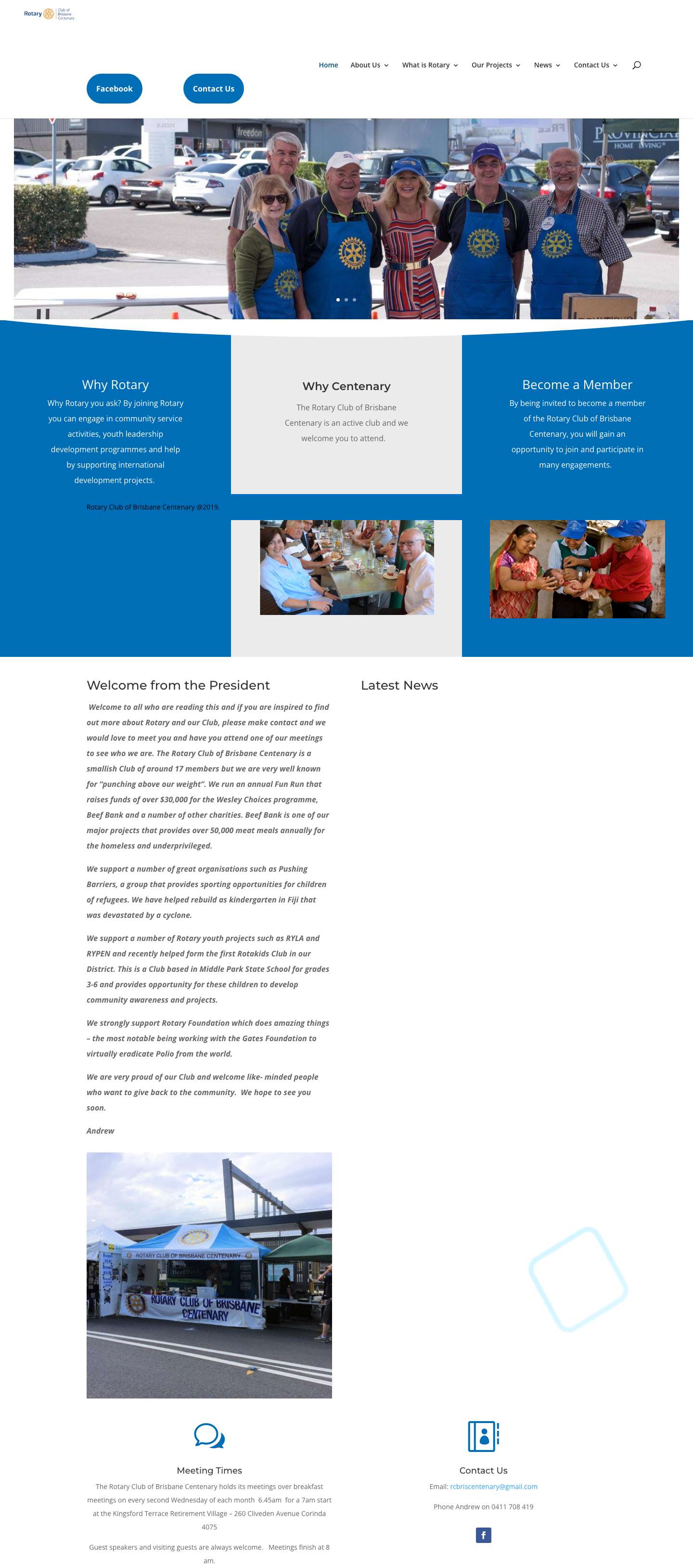 Home - Brisbane Centenary - Full Screenshot