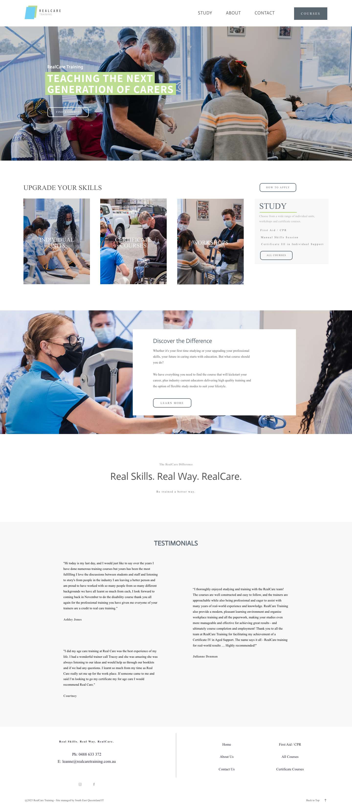 RealCare Training - RealCare Training - Full Screenshot