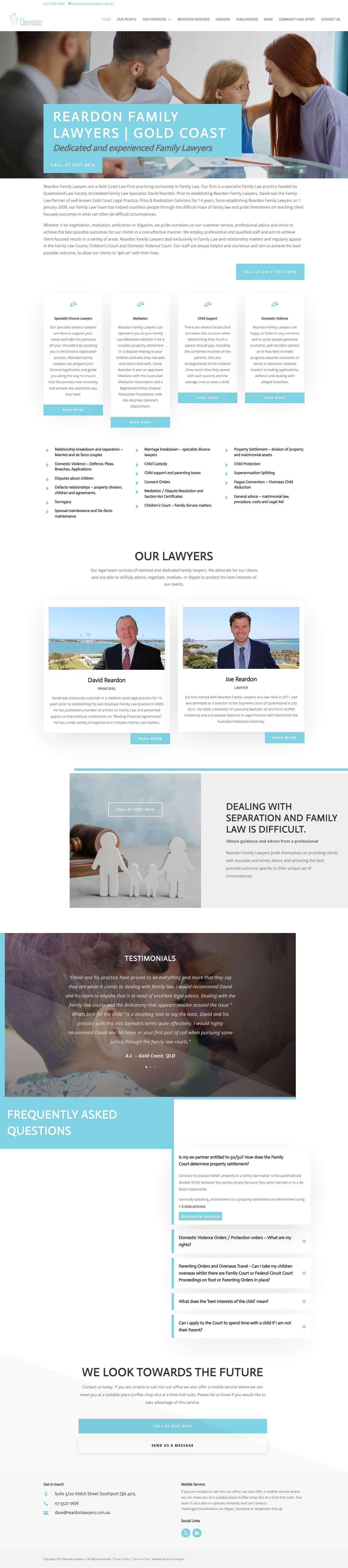 Reardon Family Lawyers Gold Coast - Reardon Family Lawyers Gold Coast - Full Screenshot