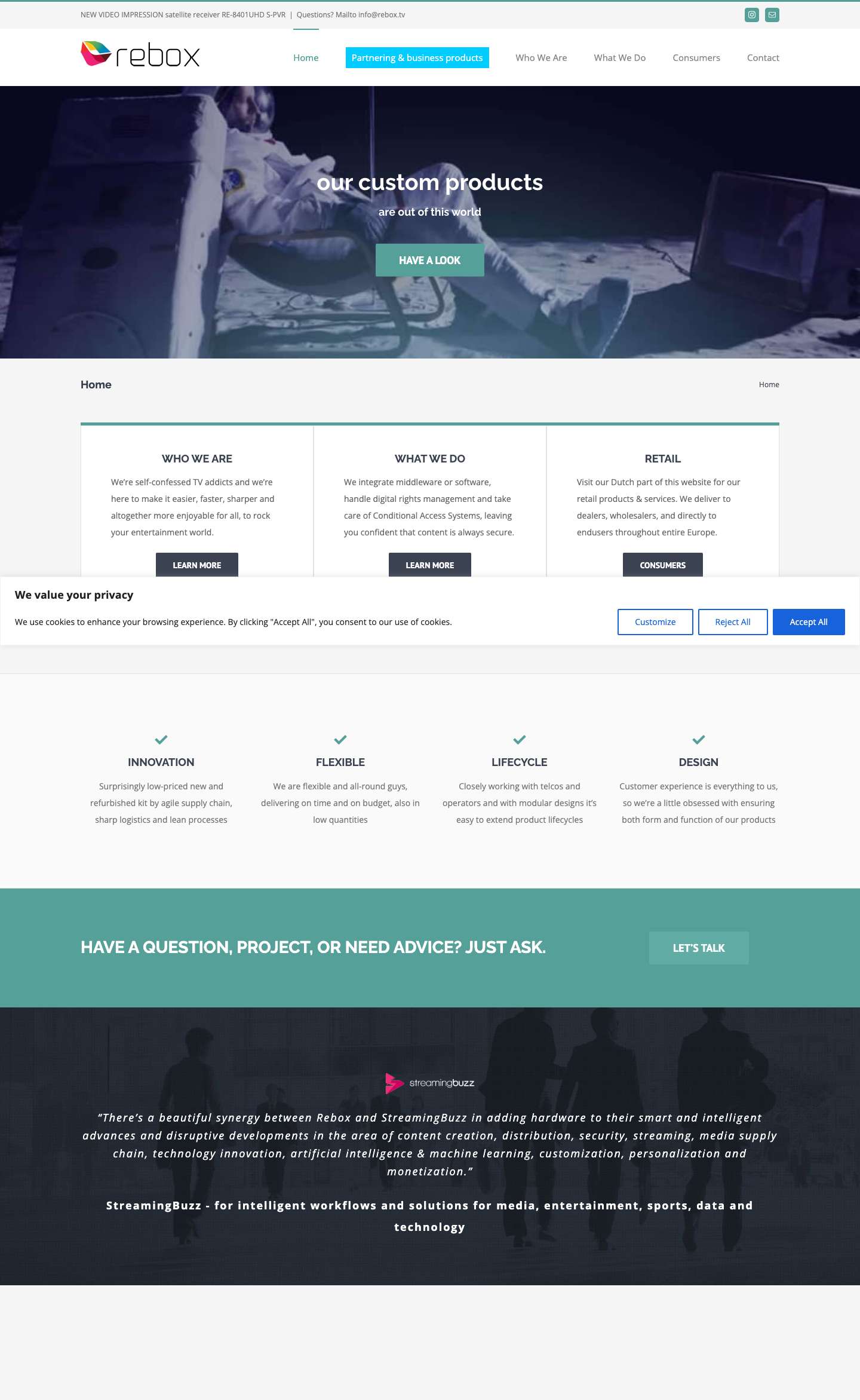 Rebox – rocks your entertainment world - Full Screenshot