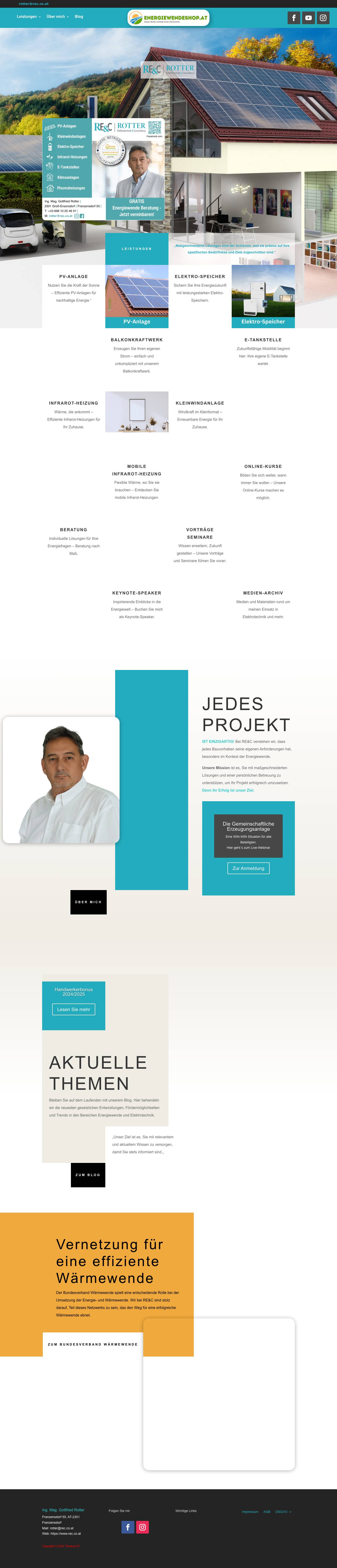 Die Zukunft ist elektrisch! - rec.co.at - Full Screenshot