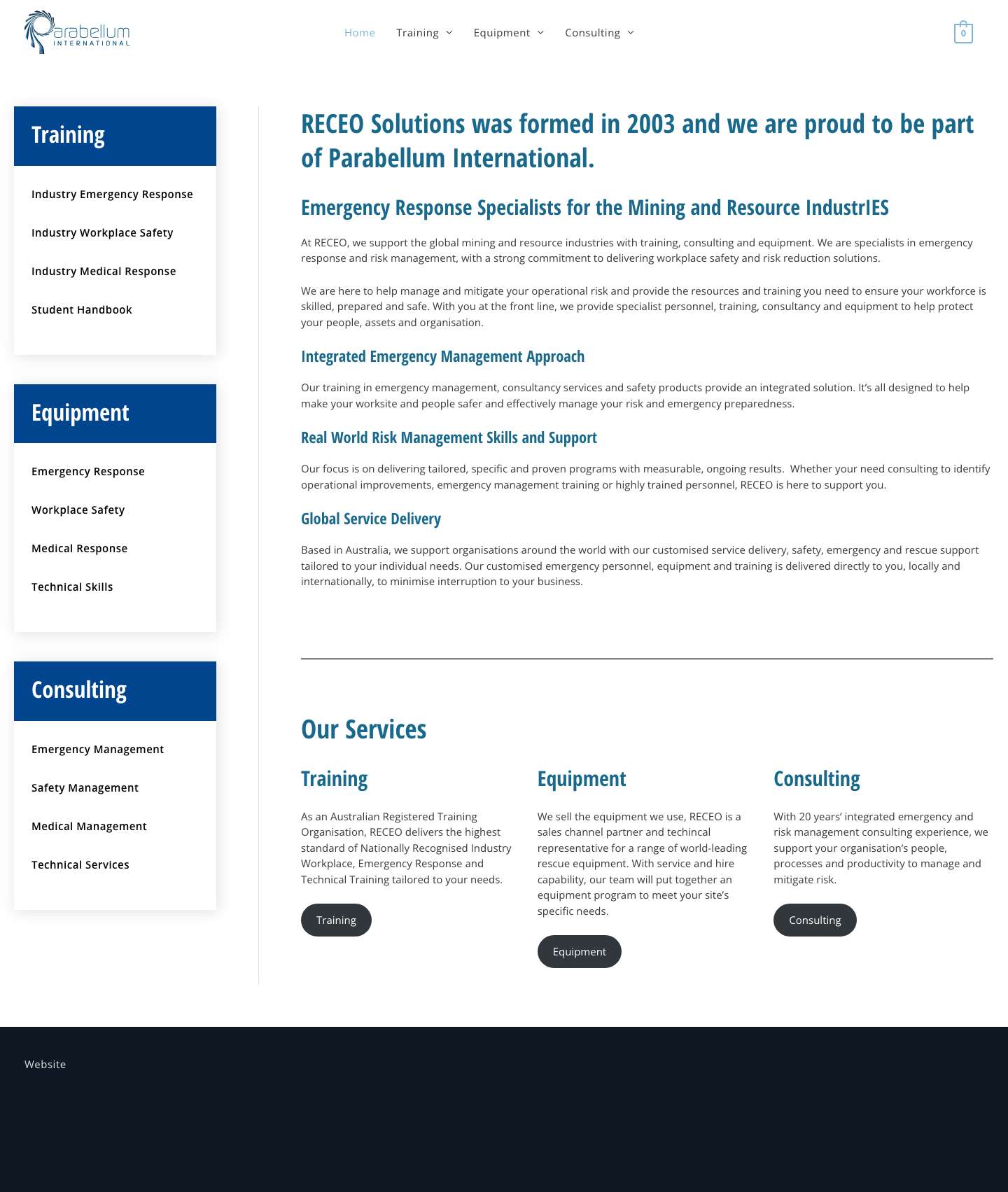 Home - RECEOCloseMenu - Full Screenshot