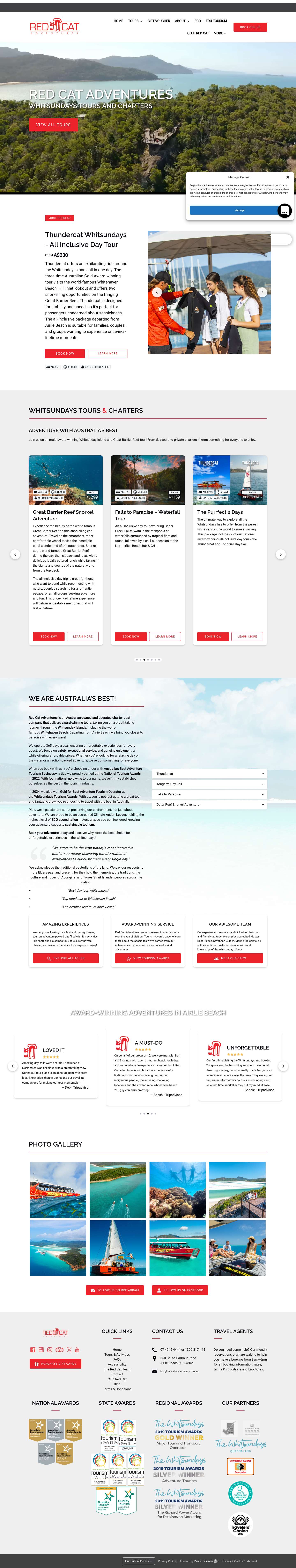 Sailing And Day Boat Tours | Red Cat Adventures | Whitsundays PausePlay VideoUsersClockCruise ShipUsersClockCruise ShipUsersClockCruise ShipUsersClockCruise ShipUsersClockCruise ShipUsersClockCruise ShipUsersClockCruise ShipUsersClockCruise ShipPhoneChevron downChevron downChevron downChevron downMagnifying GlassStar OutlineUsersCameraUserFacebookInstagramTripAdvisorX formerly TwitterYouTubeGiftPhoneMap MarkerEnvelopePowered by FareHarbor - Full Screenshot