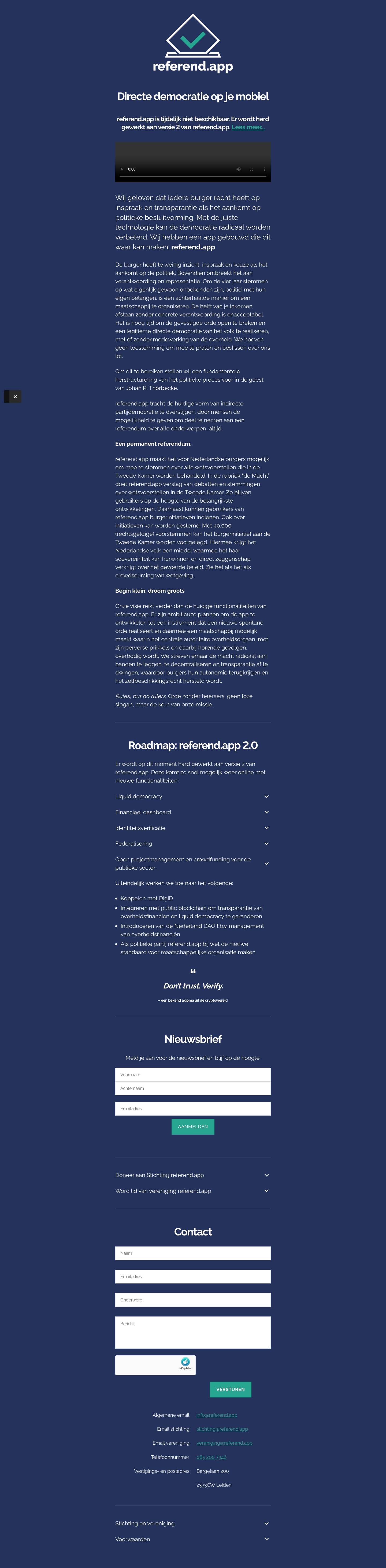 referend.app - referend.app - Full Screenshot