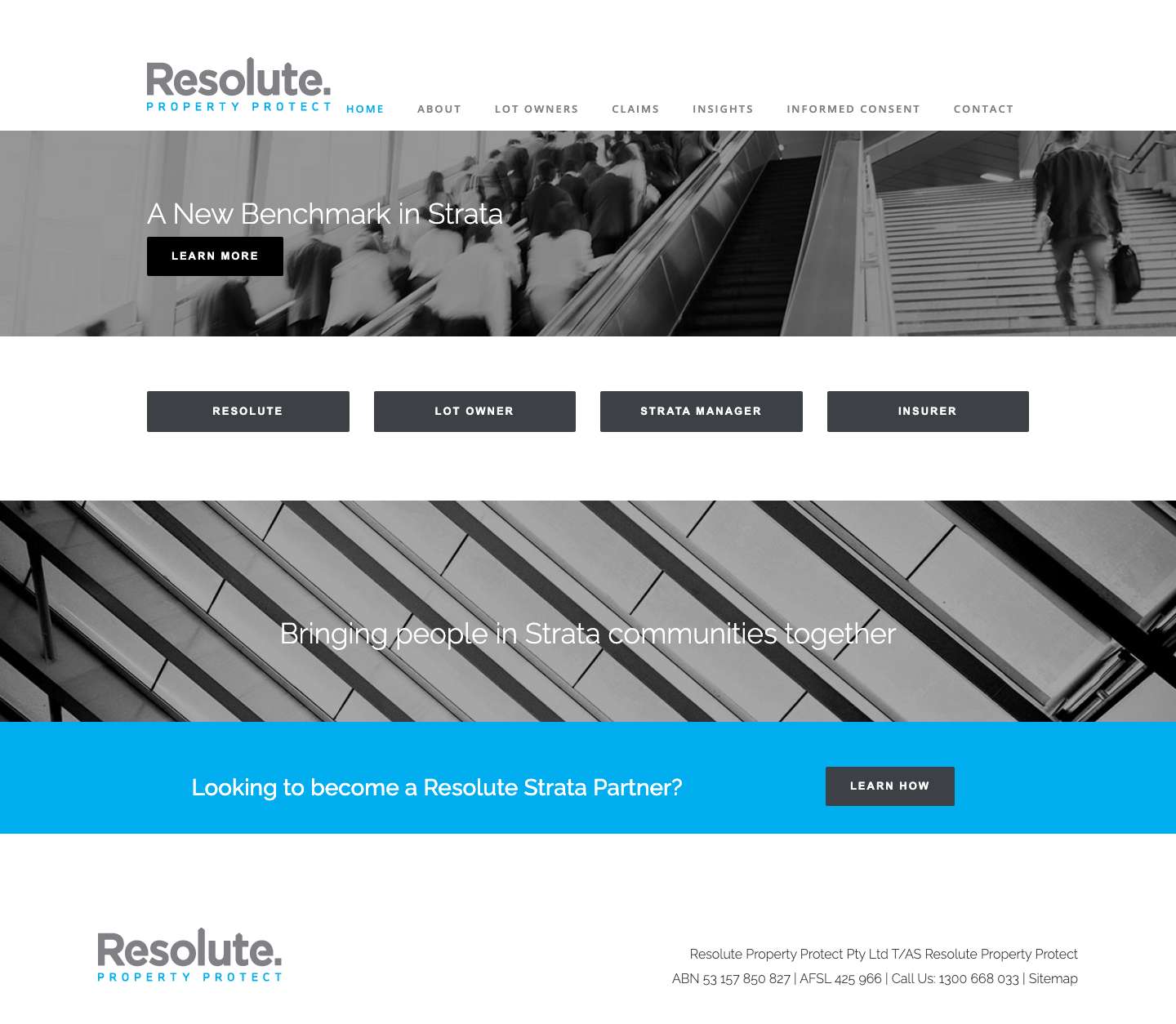 Home - Resolute Property Protect - Full Screenshot