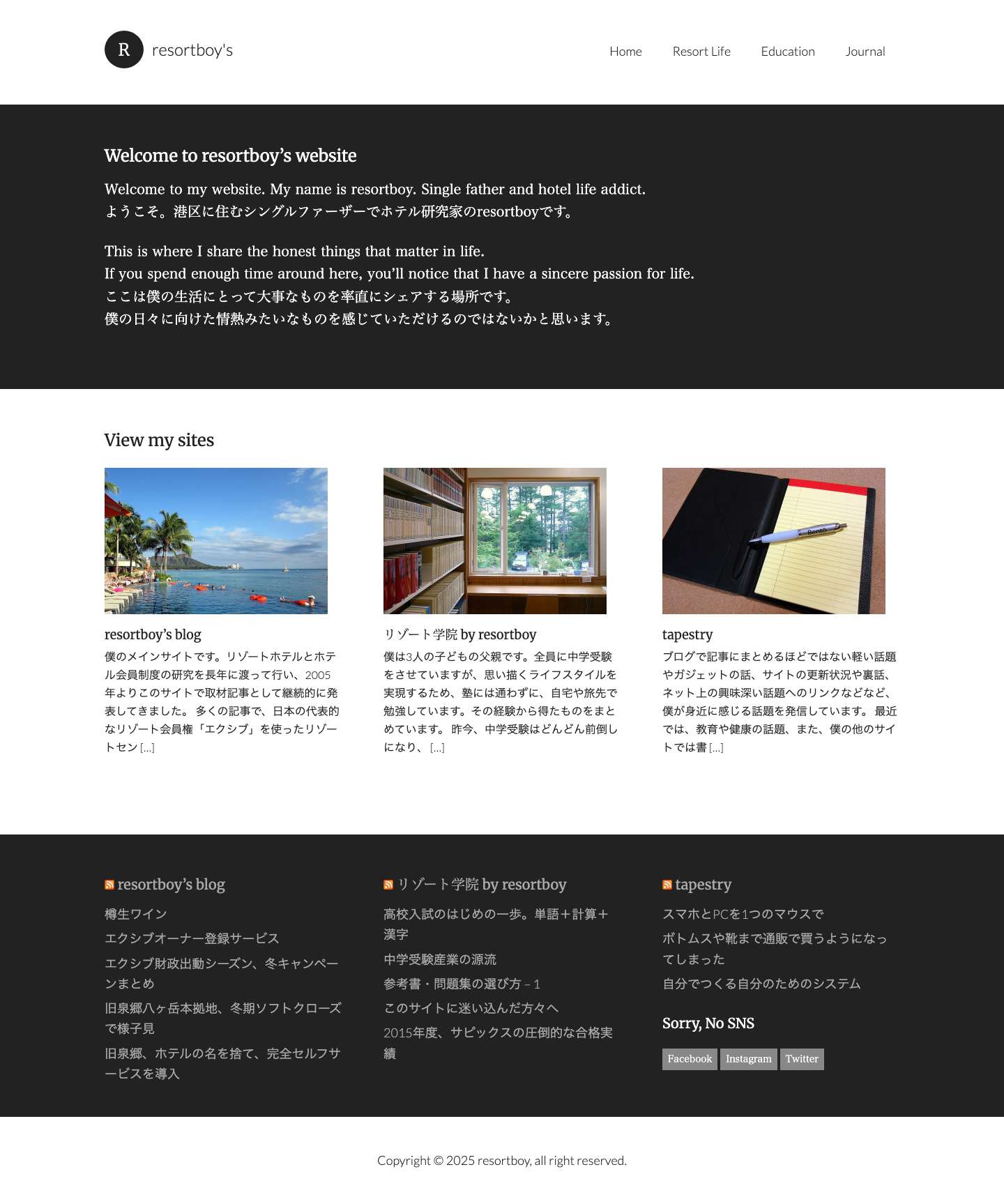 resortboy’s – 手間を惜しまず、楽しもう - Full Screenshot