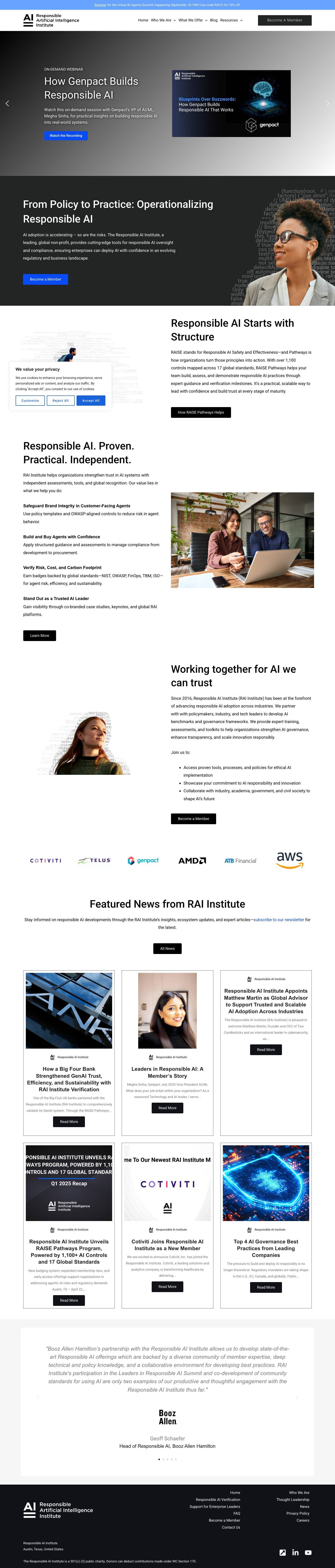 Home - Responsible AI - Full Screenshot