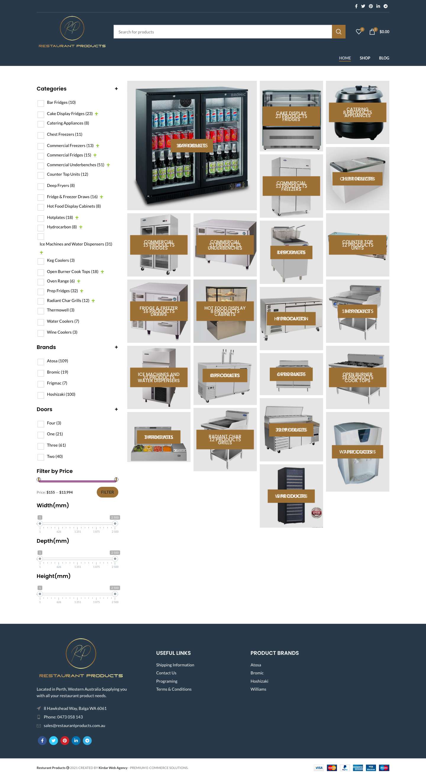 Restaurant Products – Restaurant Products - Full Screenshot