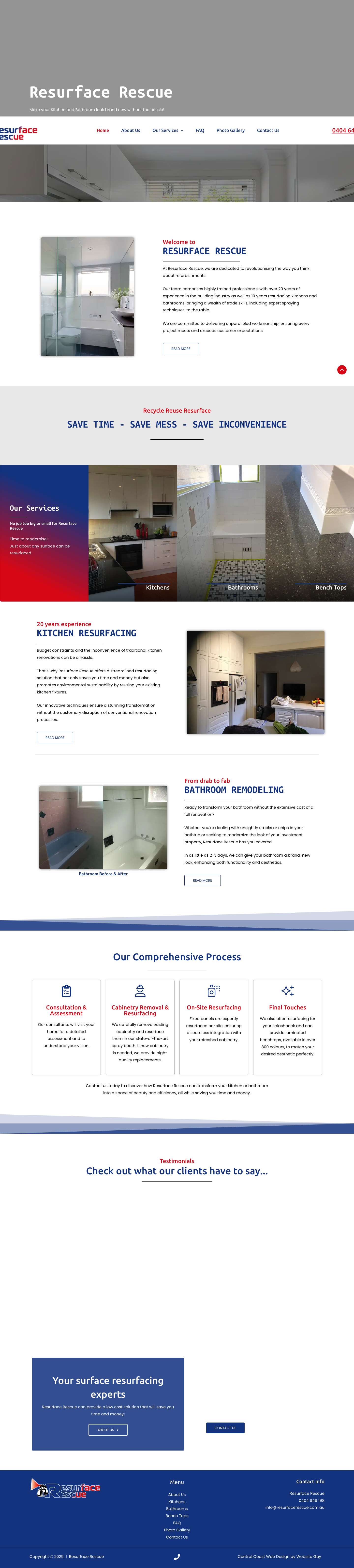 Home - Resurface Rescue - Full Screenshot