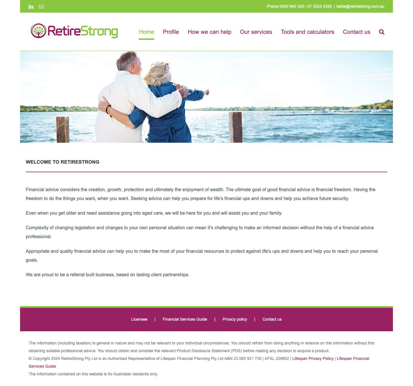 RetireStrong - Full Screenshot