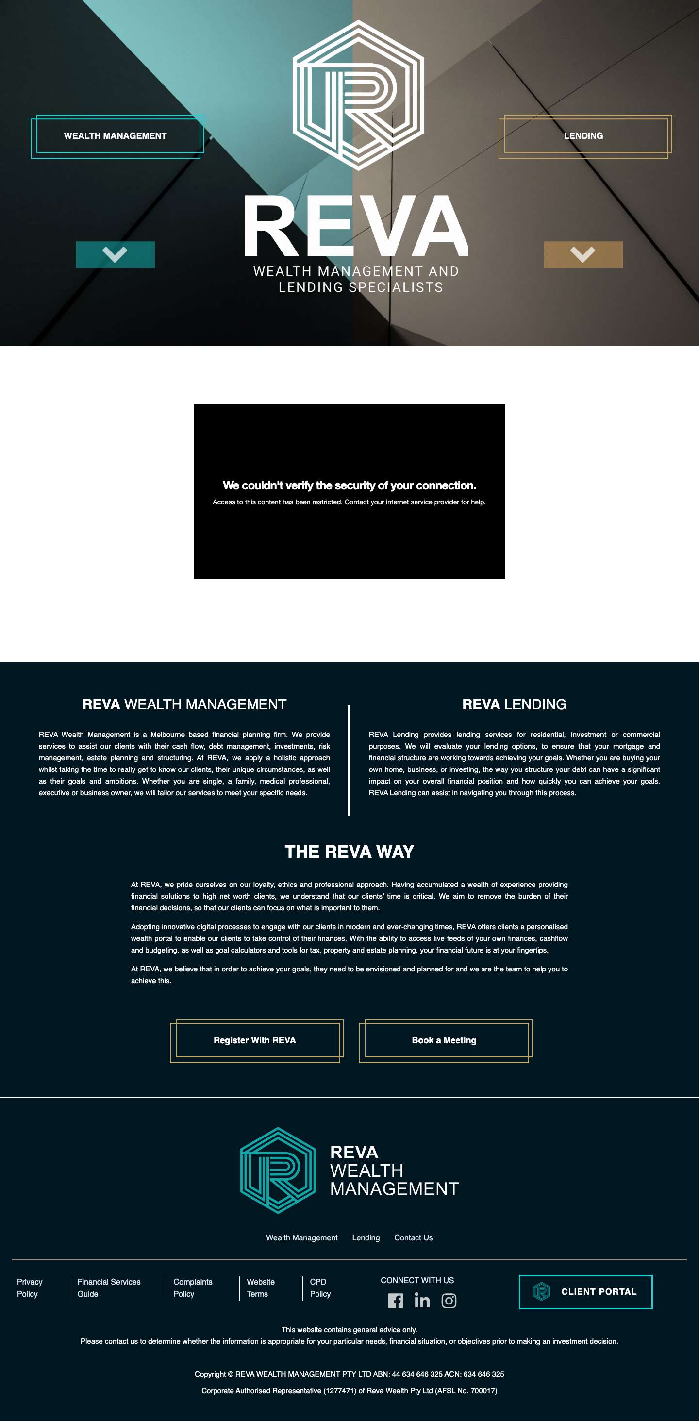 - Reva Wealth Management - Full Screenshot