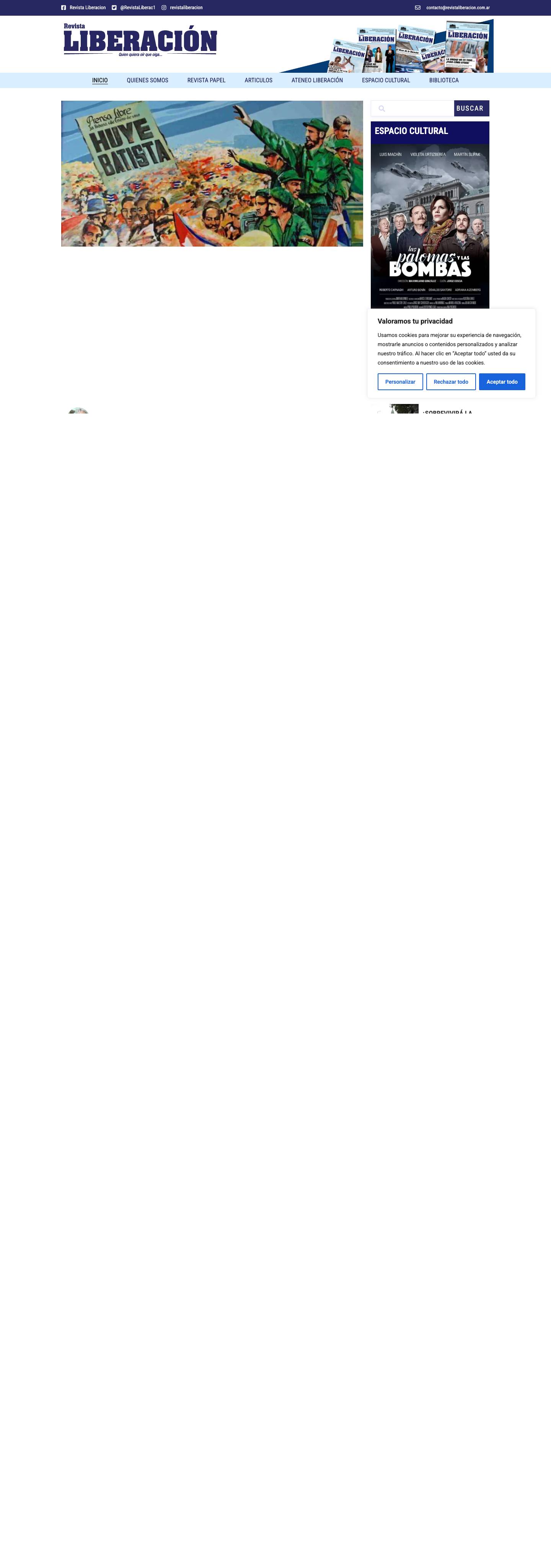 Revista Liberación • PORTADA - Full Screenshot