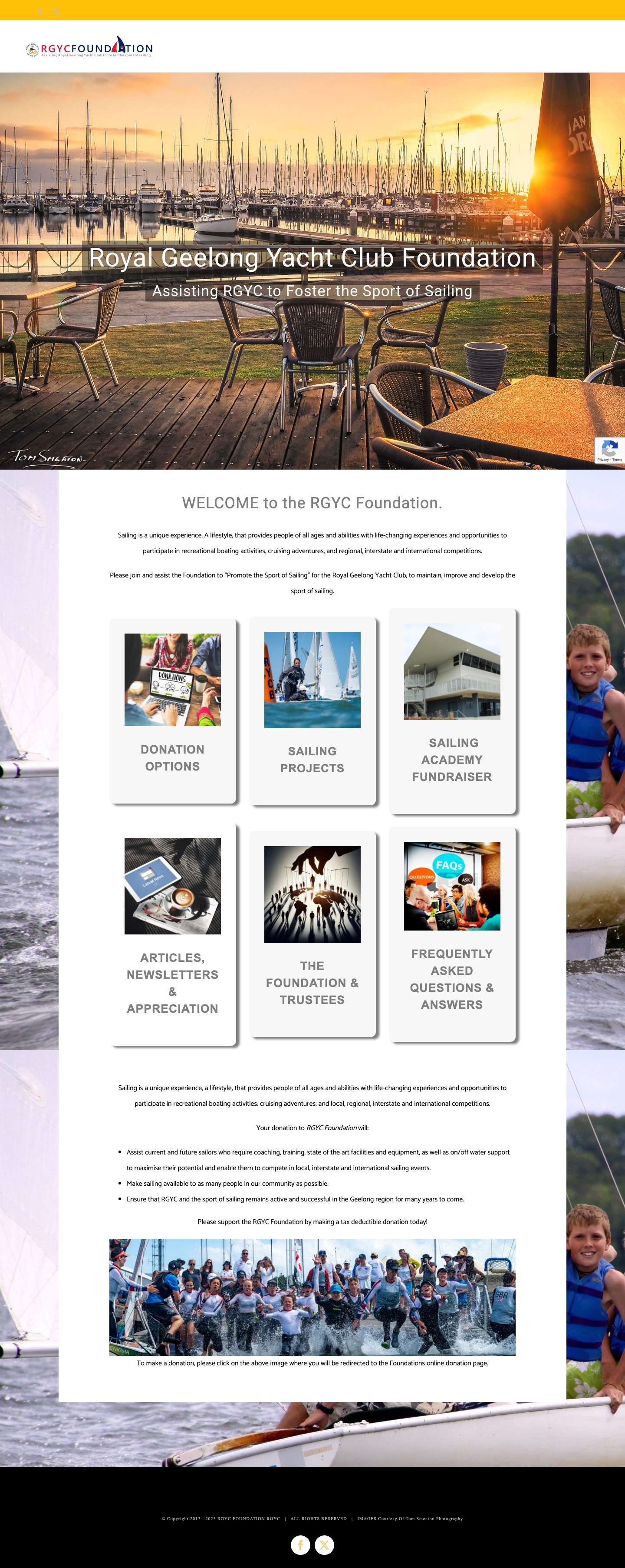 RGYC Foundation - Full Screenshot