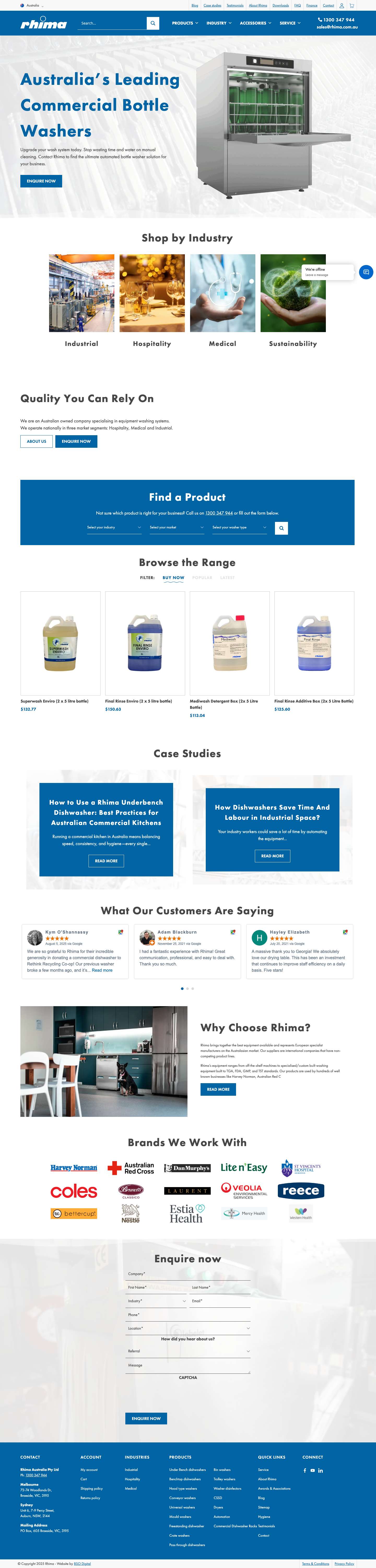 Wash with Rhima - Rhima Australia Pty Ltd - Full Screenshot