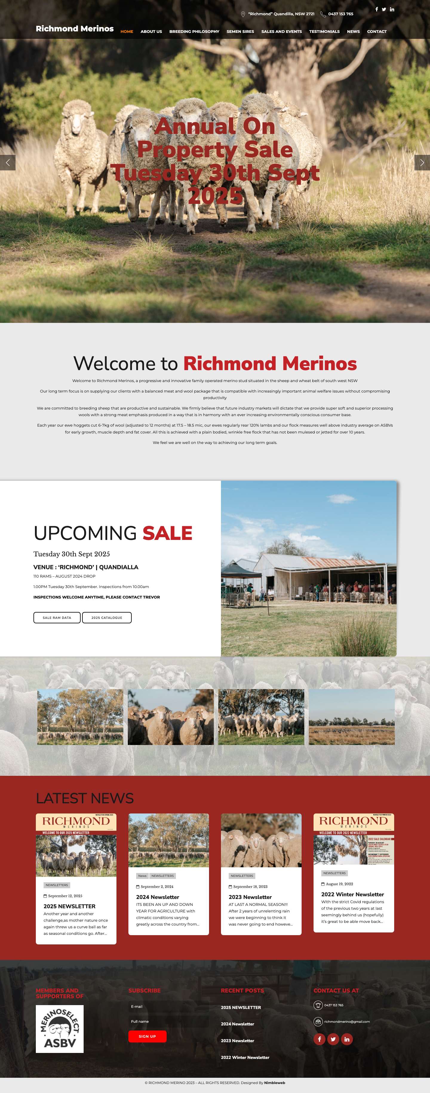 Richmond Merinos - Full Screenshot