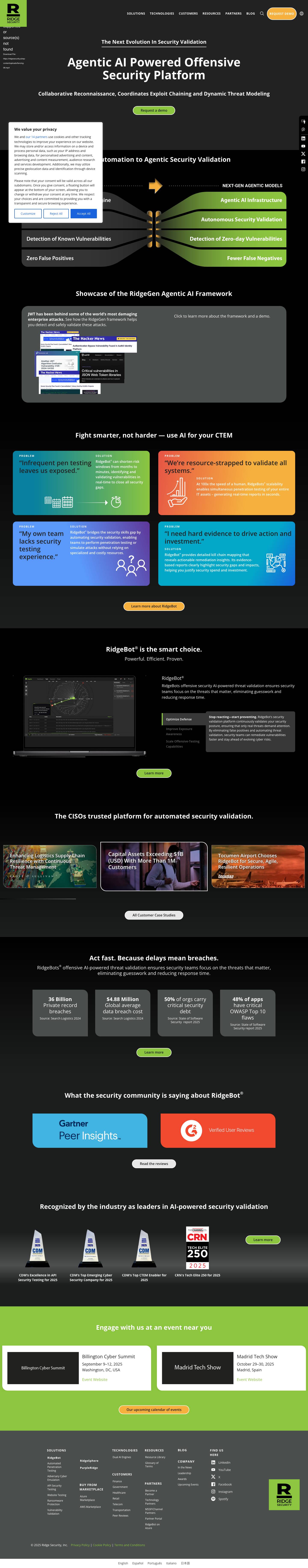 Offensive Security & Security Validation Platform for CTEM - Full Screenshot