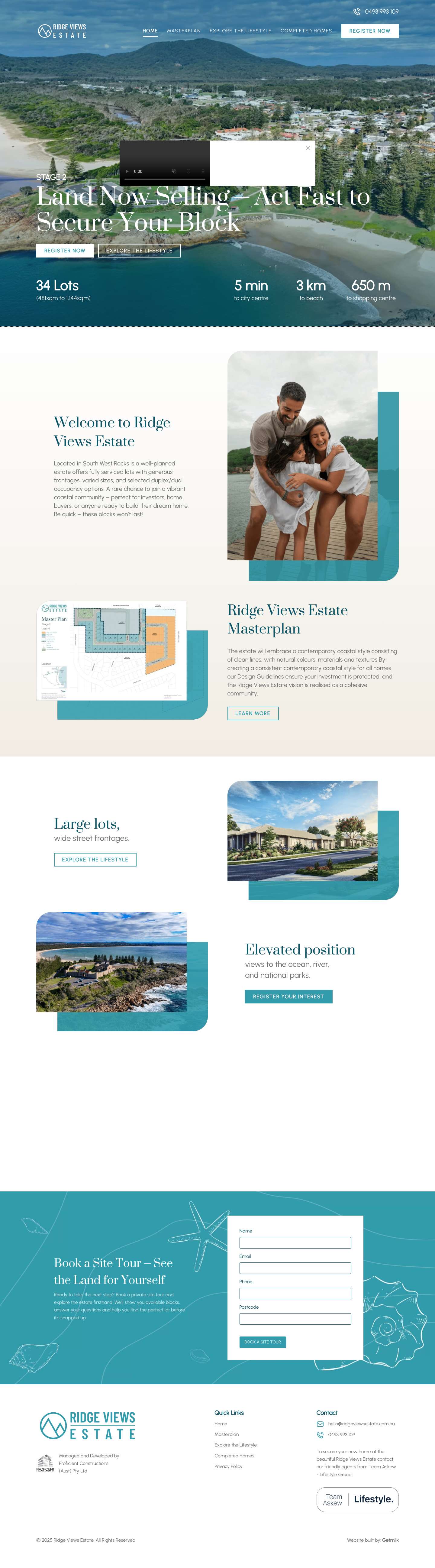 Ridge Views Estate - Land Release - Full Screenshot