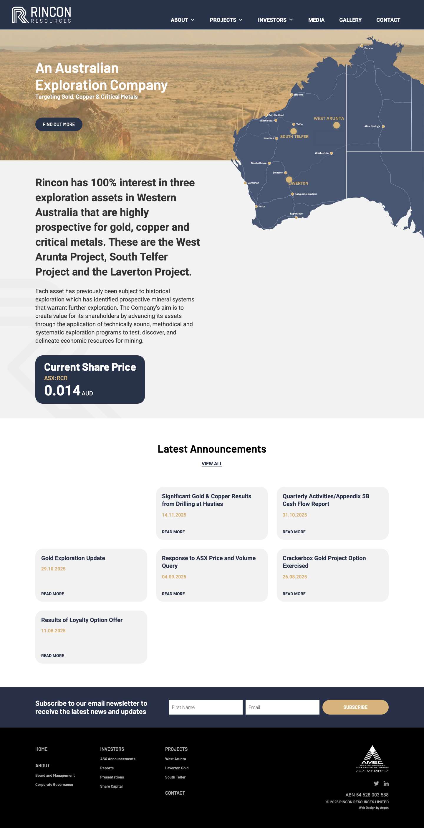 Rincon Resources - Full Screenshot