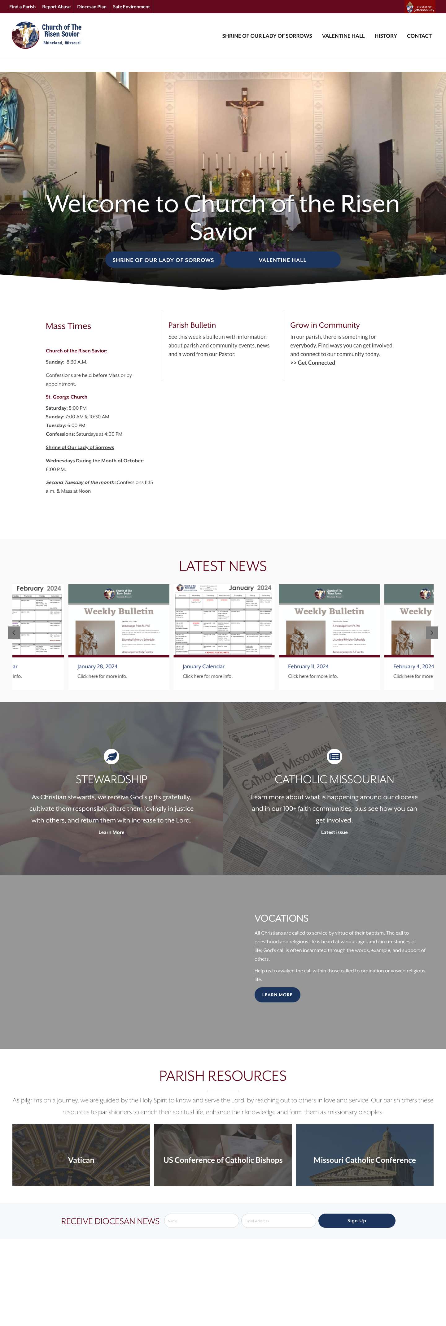 Church of the Risen Savior - Full Screenshot