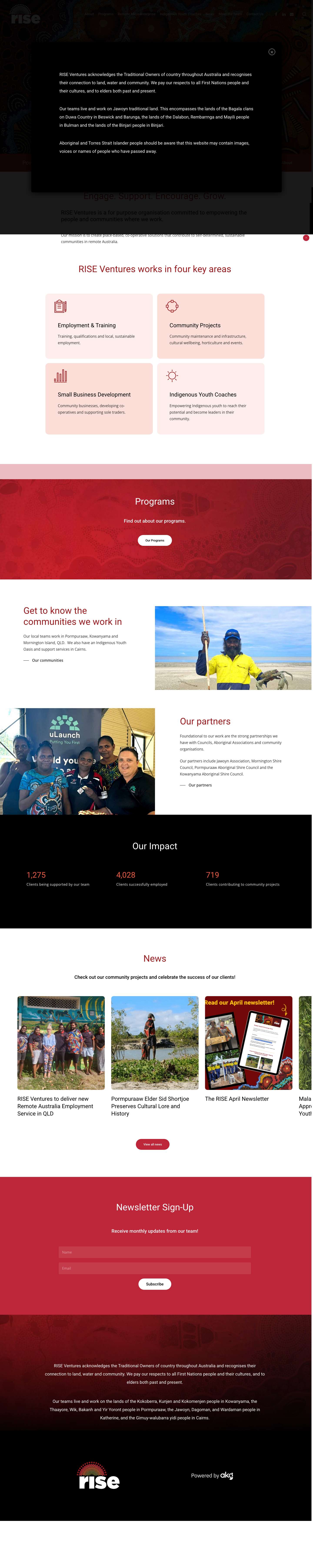 RISE Ventures - RISE Ventures - Full Screenshot