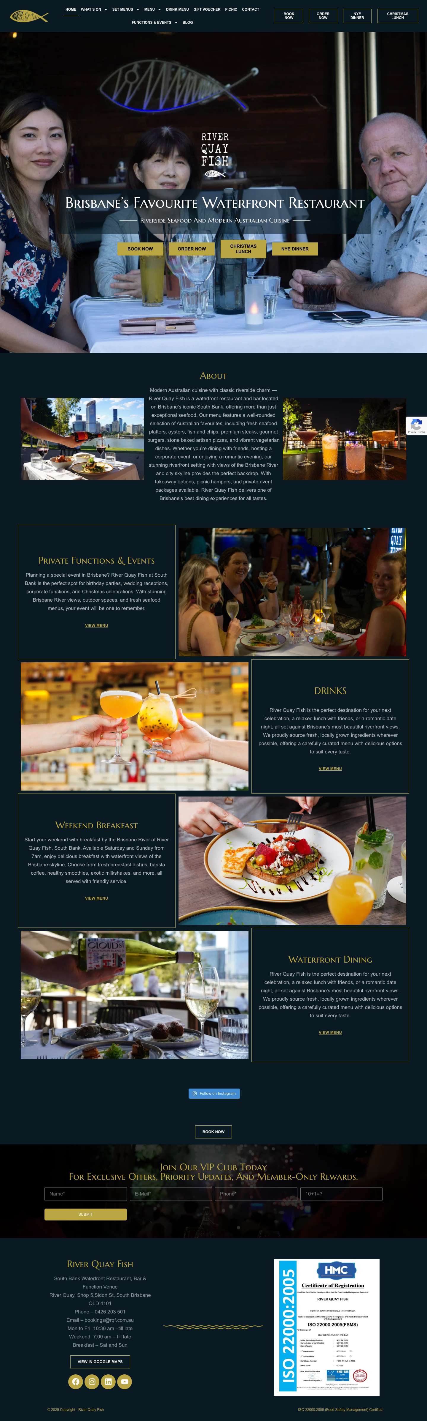 Home - River Quay Fish - Full Screenshot