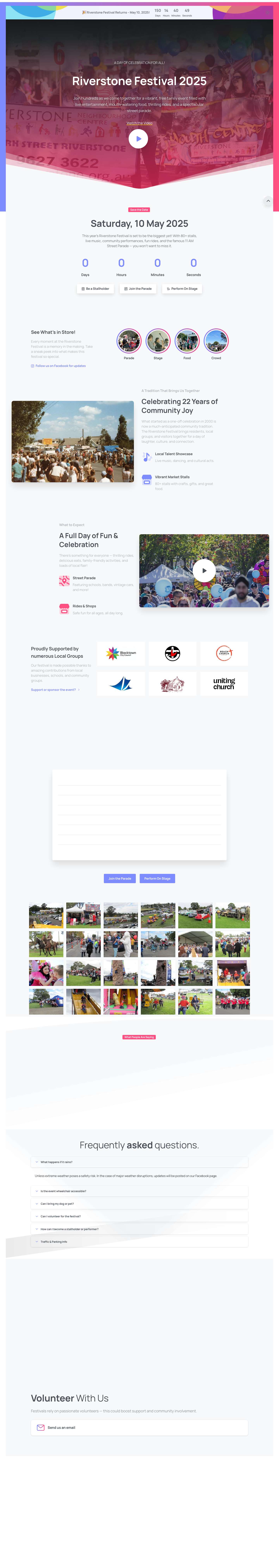 Riverstone Festival - Full Screenshot
