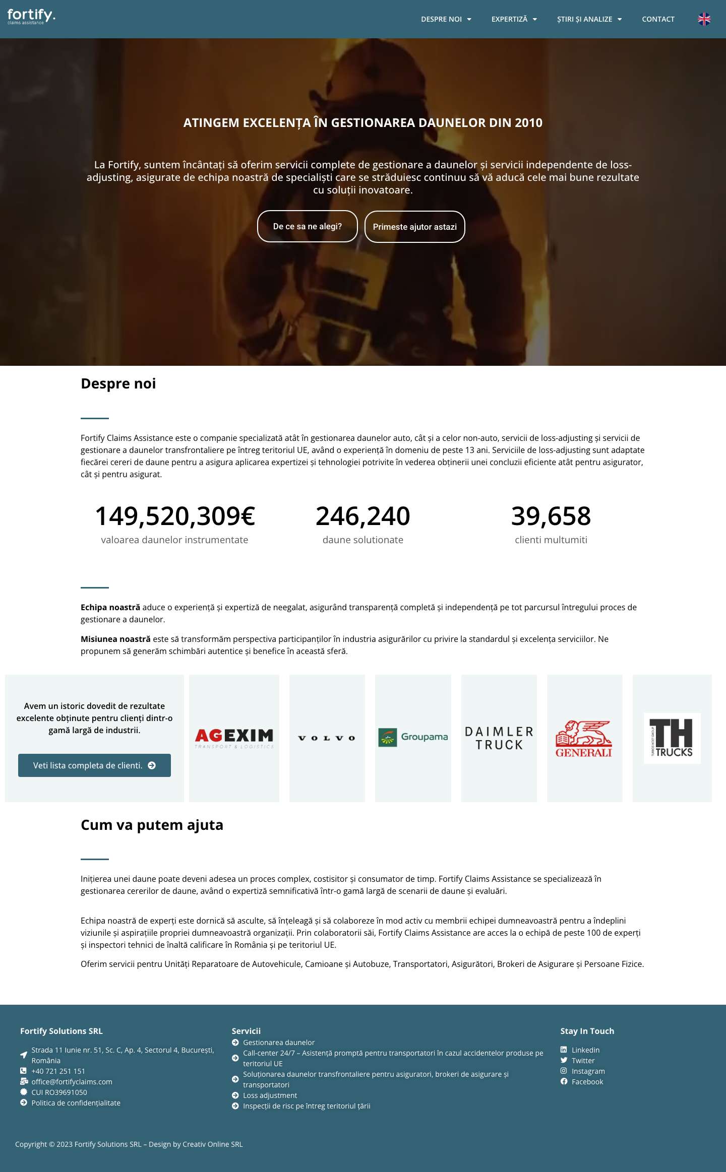 Home - Fortify Claims - Full Screenshot