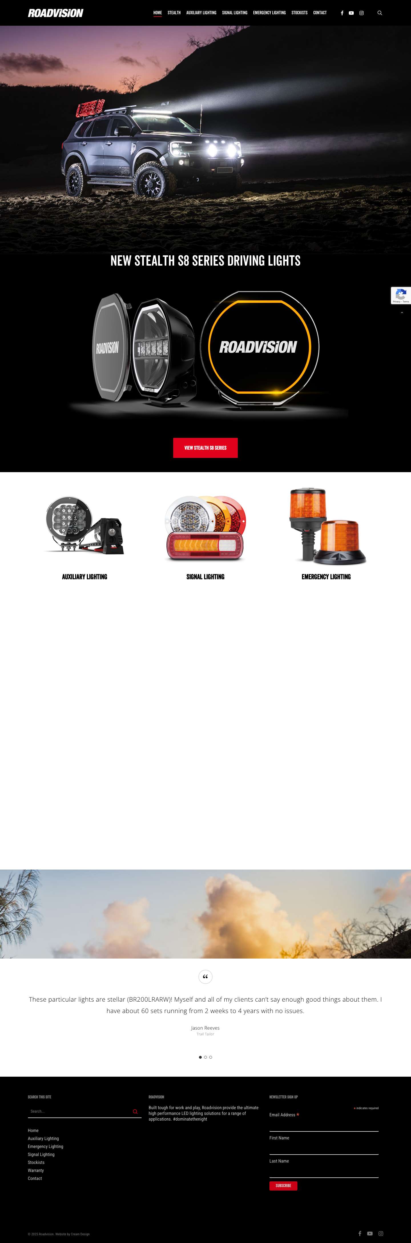 Home - Roadvision - Full Screenshot