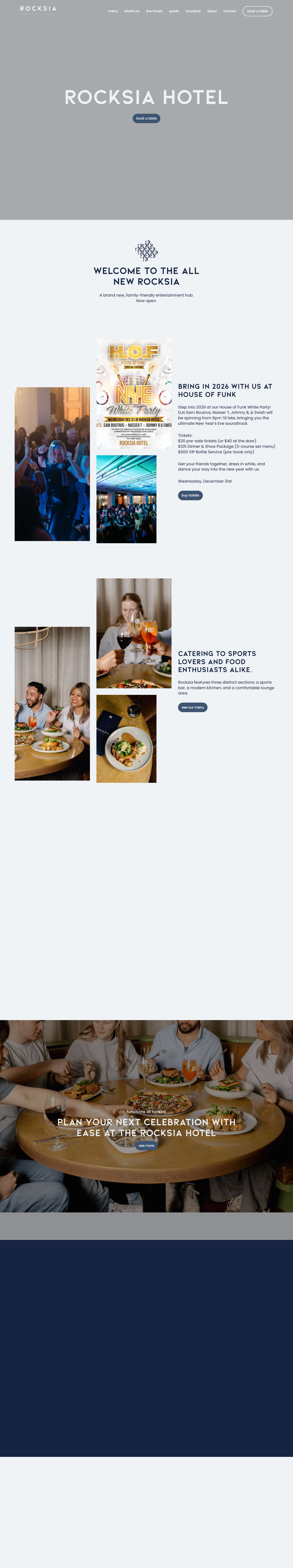 Rocksia Hotel - Full Screenshot