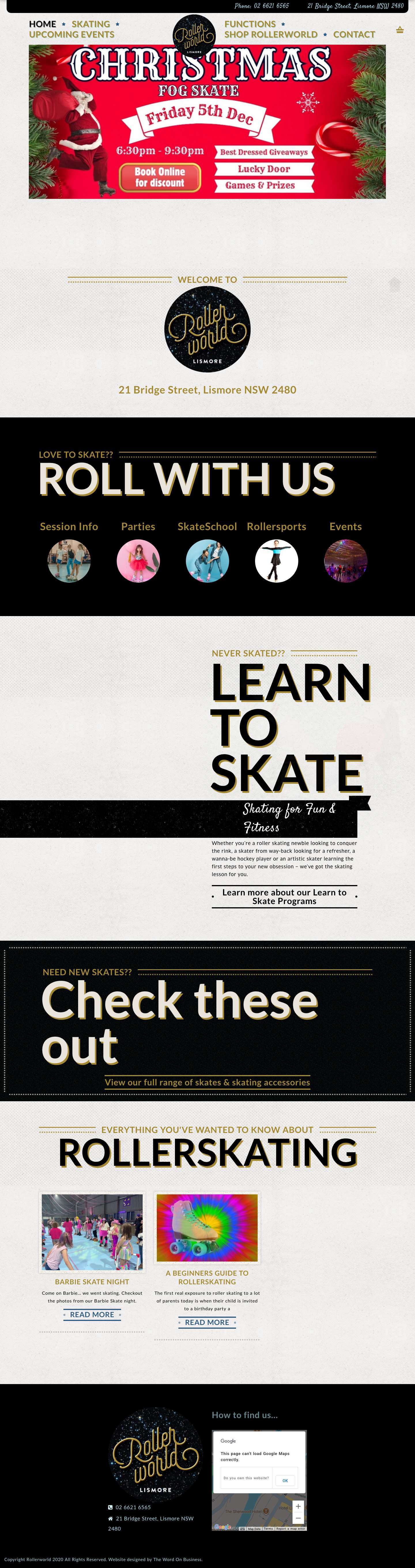 Rollerworld Rollerskating Rink Lismore | - Full Screenshot