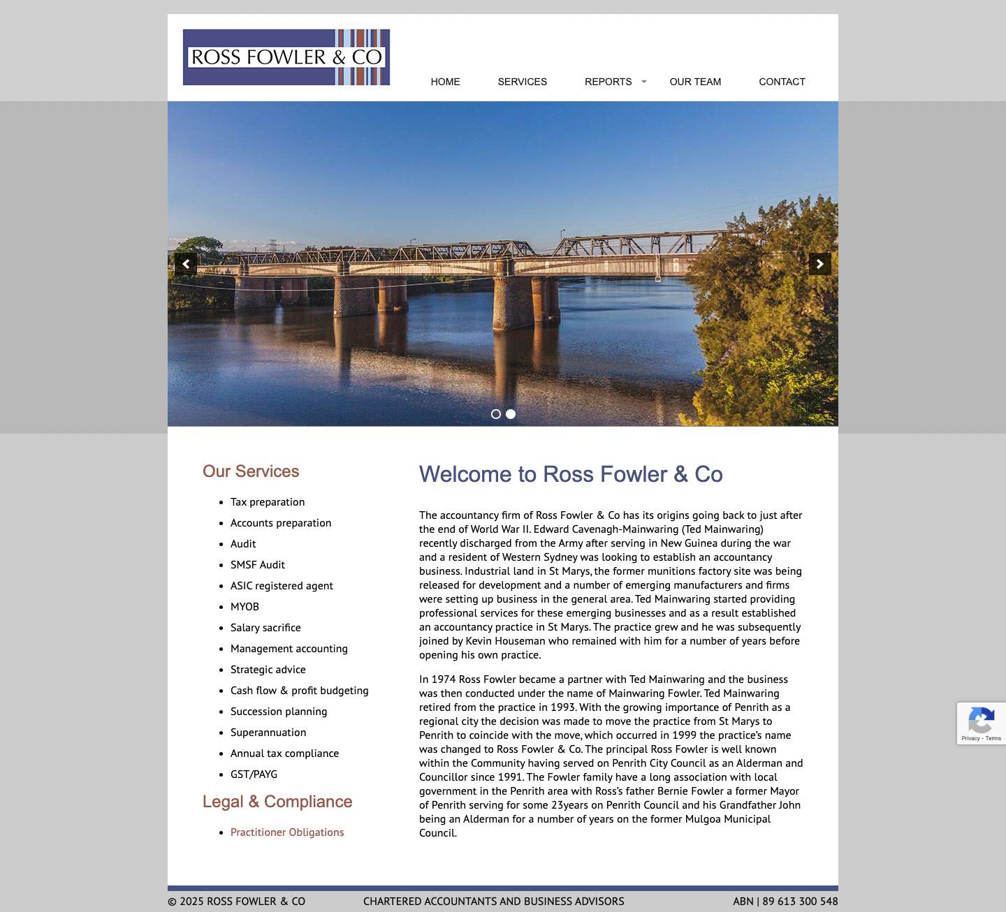 Welcome to Ross Fowler & Co - Ross Fowler & Co - Full Screenshot