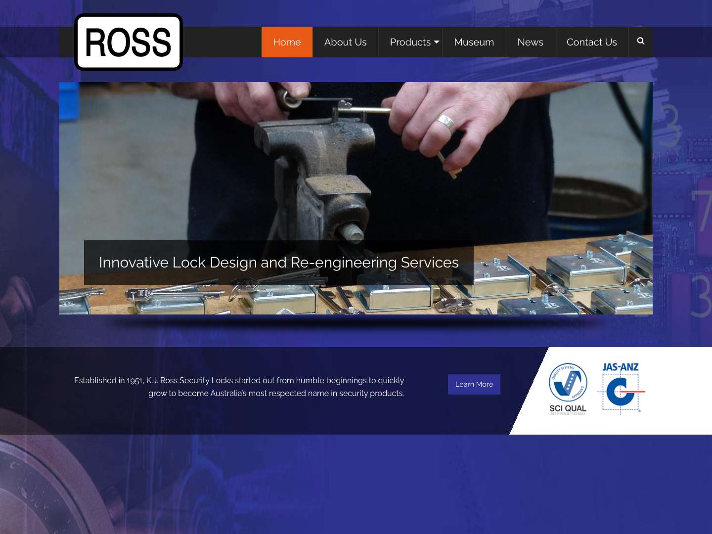K.J. Ross Security Locks - Full Screenshot