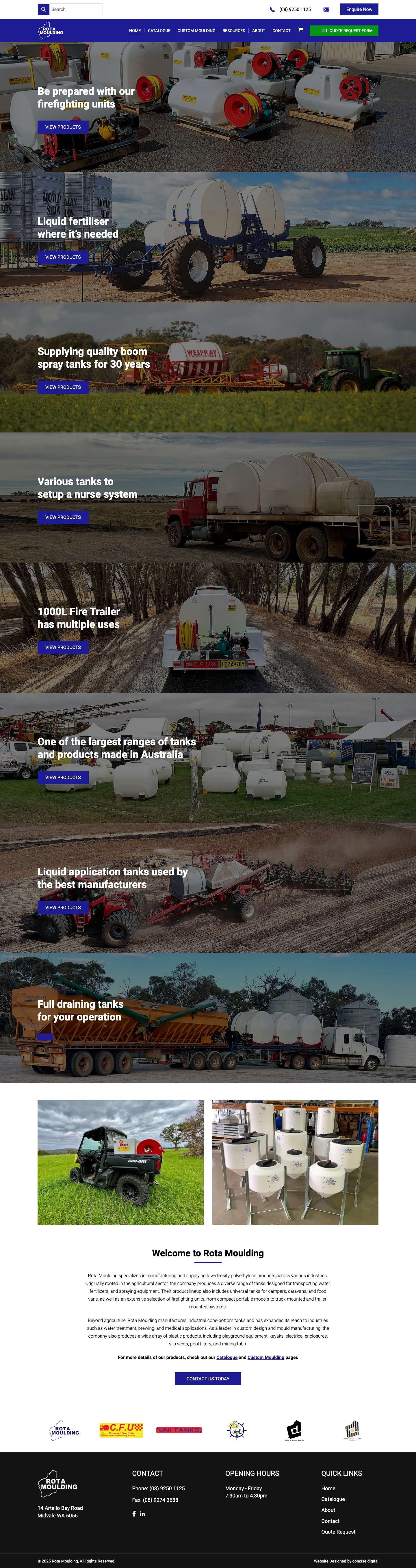 Home – Rota Moulding - Full Screenshot