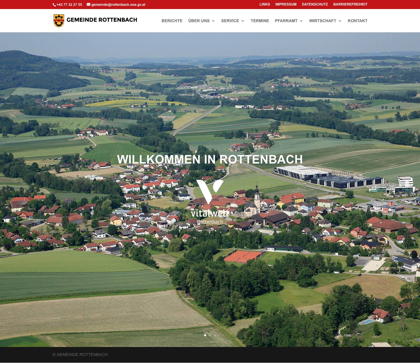 GEMEINDE ROTTENBACH - Full Screenshot