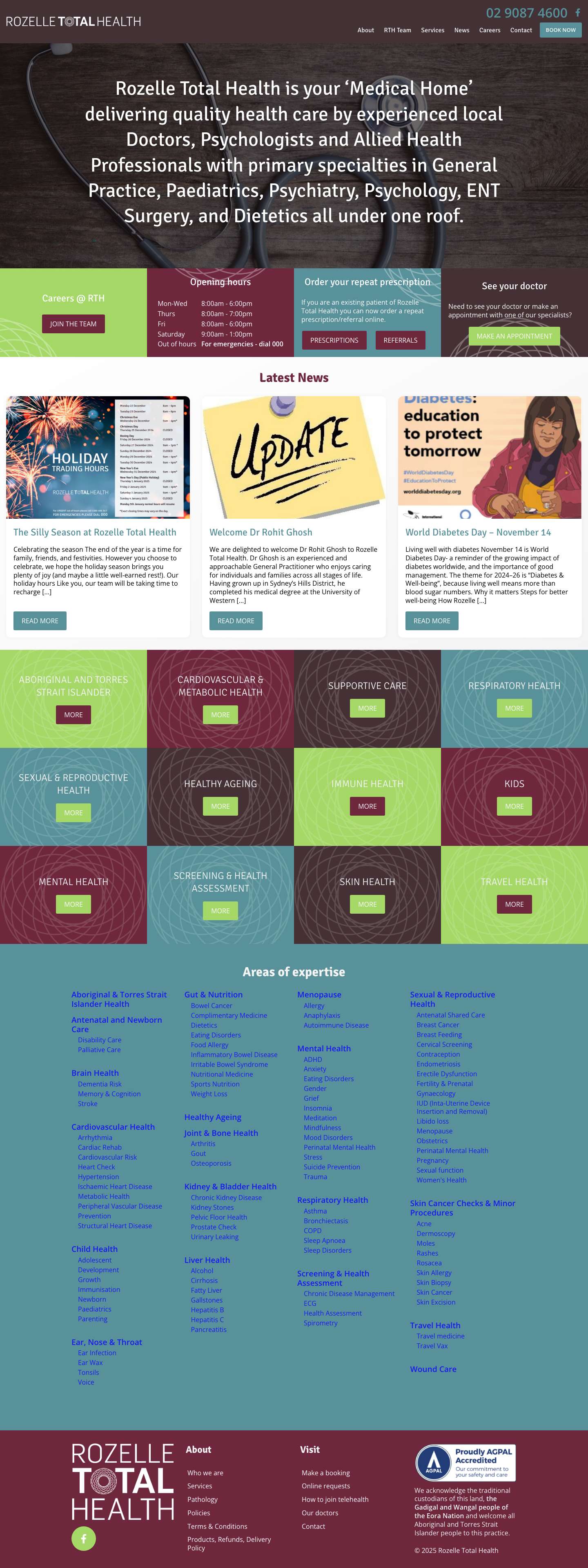 Doctors, Psychologists and Allied Health Professionals - Full Screenshot