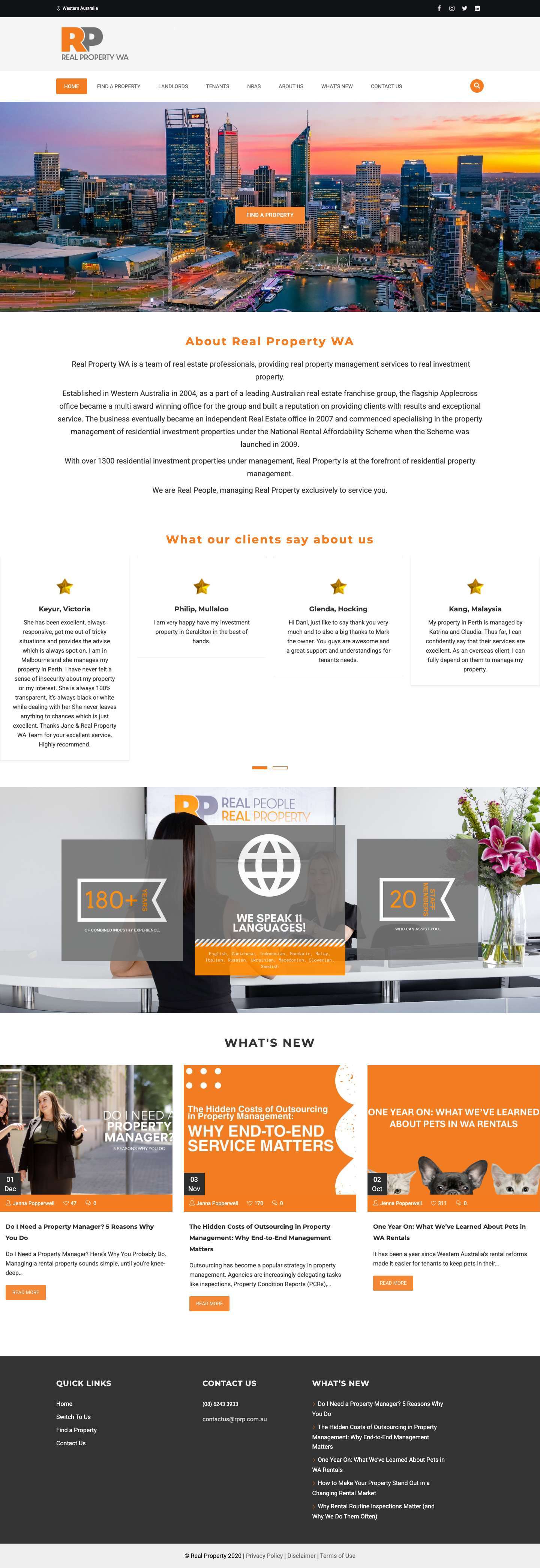 Home - Real Property - Full Screenshot