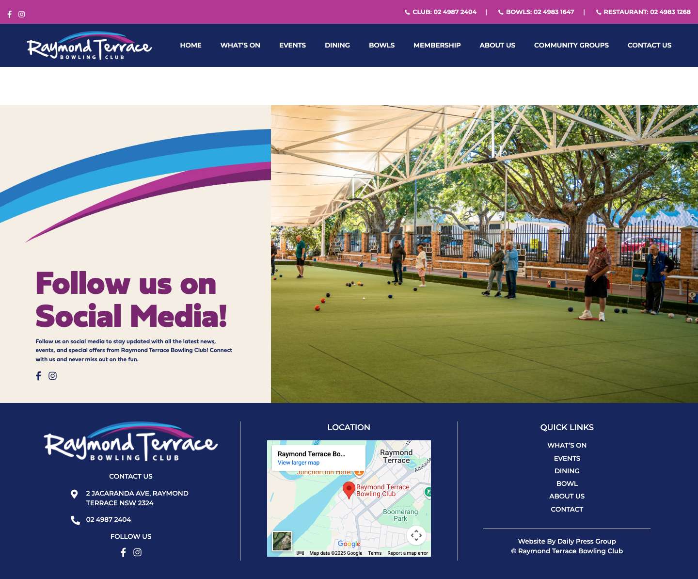 Raymond Terrace Bowling Club - - Full Screenshot
