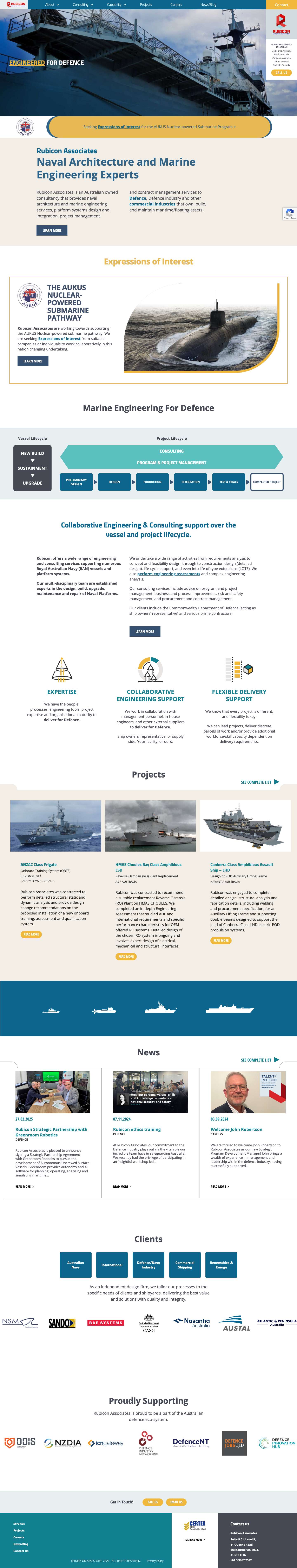 Rubicon Associates - Full Screenshot