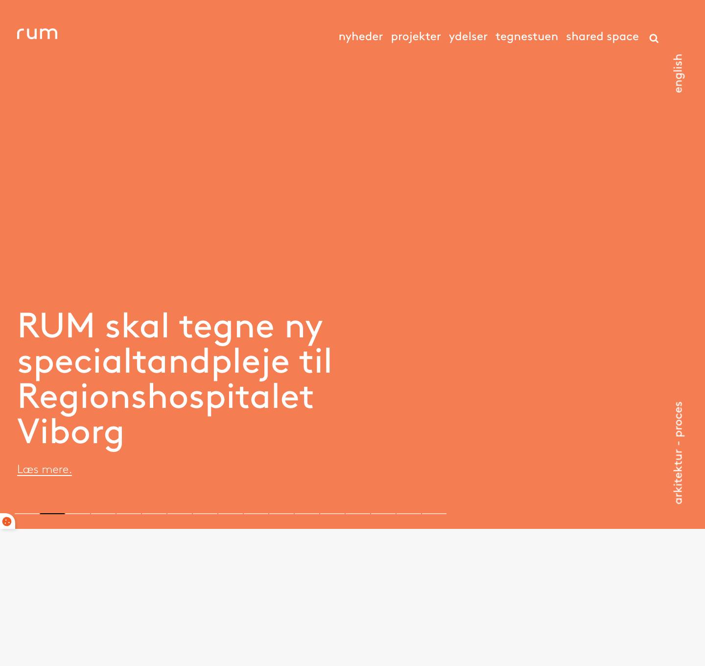 RUM - arkitektrådgiver med hovedkontor i Horsens og kunder i hele landet - Full Screenshot