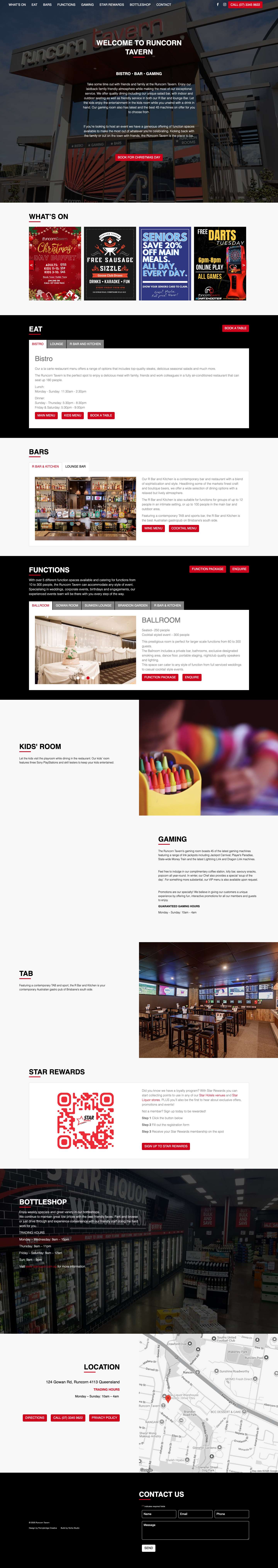 Home - Runcorn Tavern - Full Screenshot