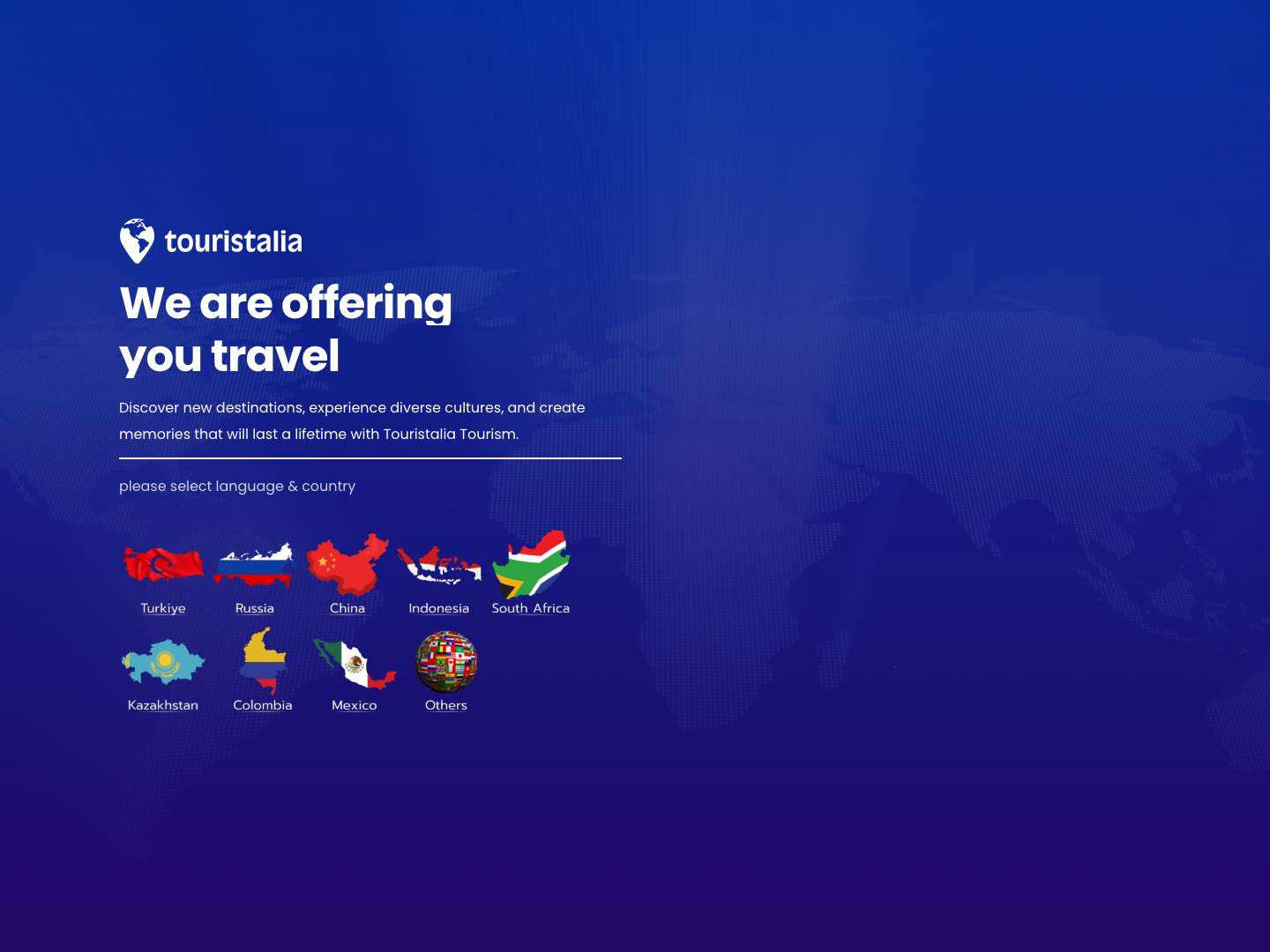 Touristalia Index - Touristalia Tourism - Full Screenshot