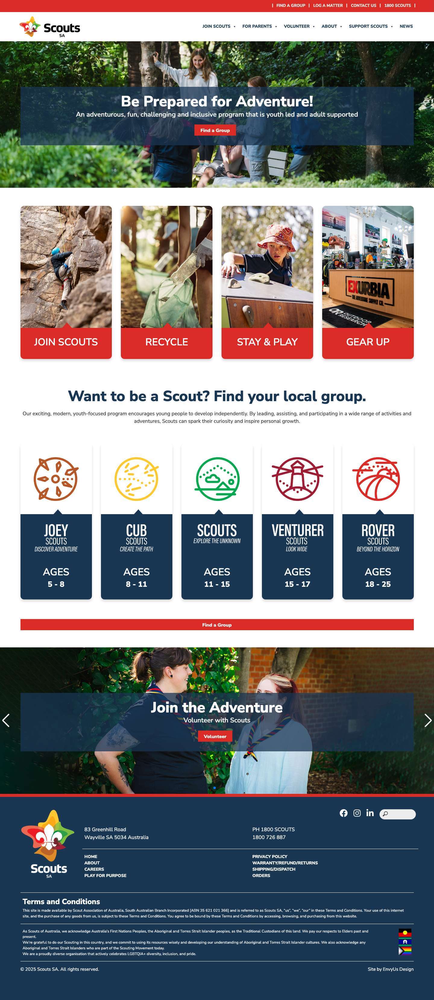 Scouts SA - Full Screenshot