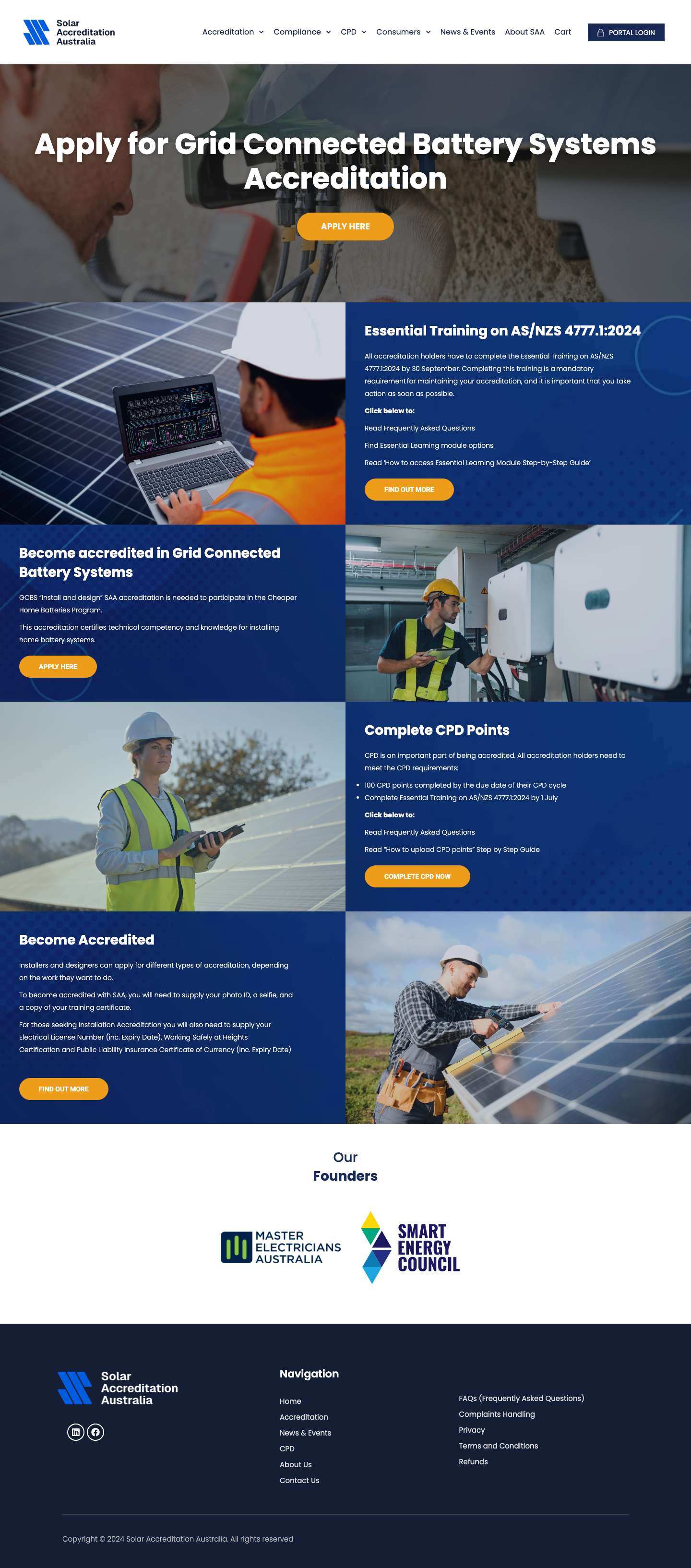 Solar Accreditation Australia – Get Accredited: no worries - Full Screenshot