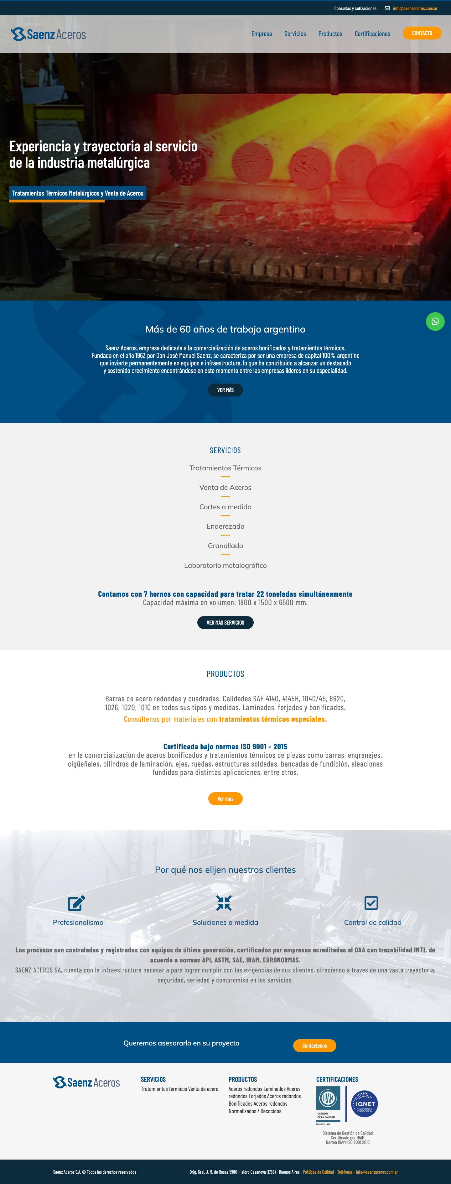 Saenz Aceros - Full Screenshot