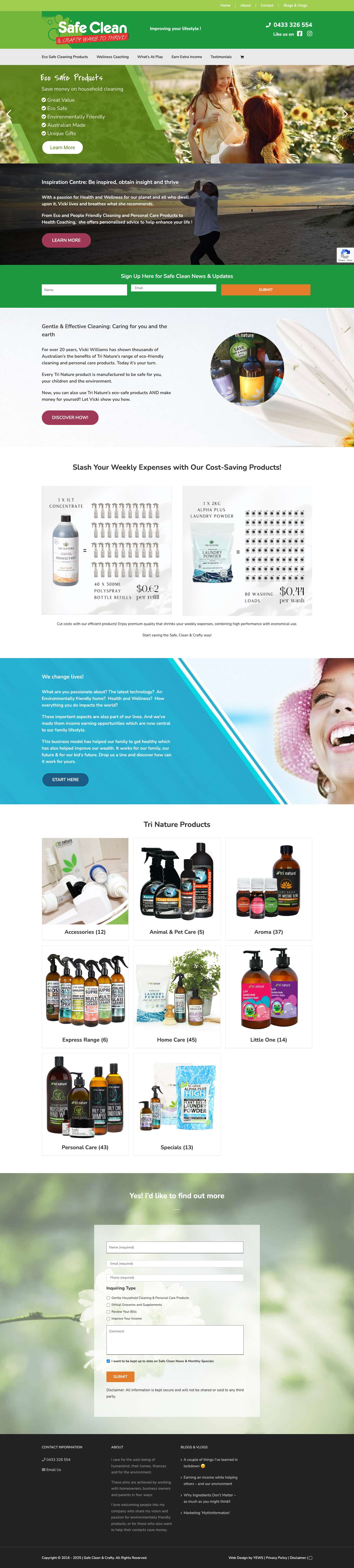 Safe Clean & Crafty - Extraordinary Lifestyle From Everyday Essentials - Full Screenshot