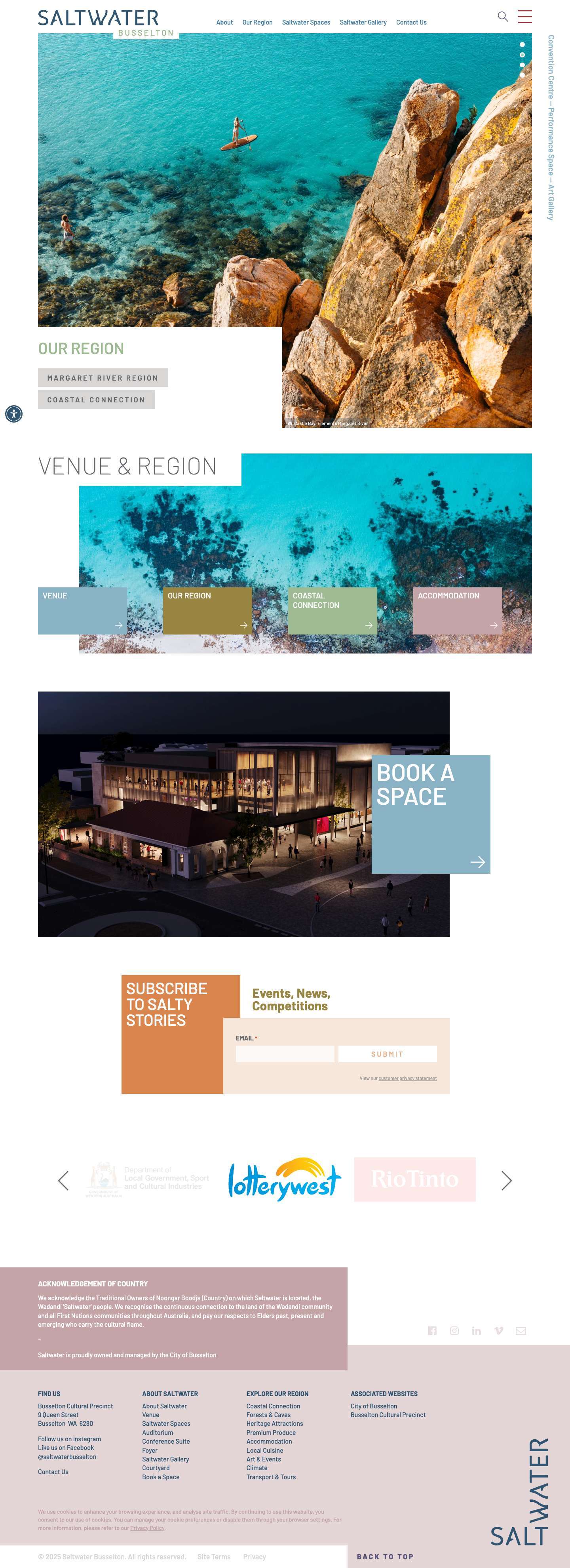 Home - Saltwater Busselton - Full Screenshot