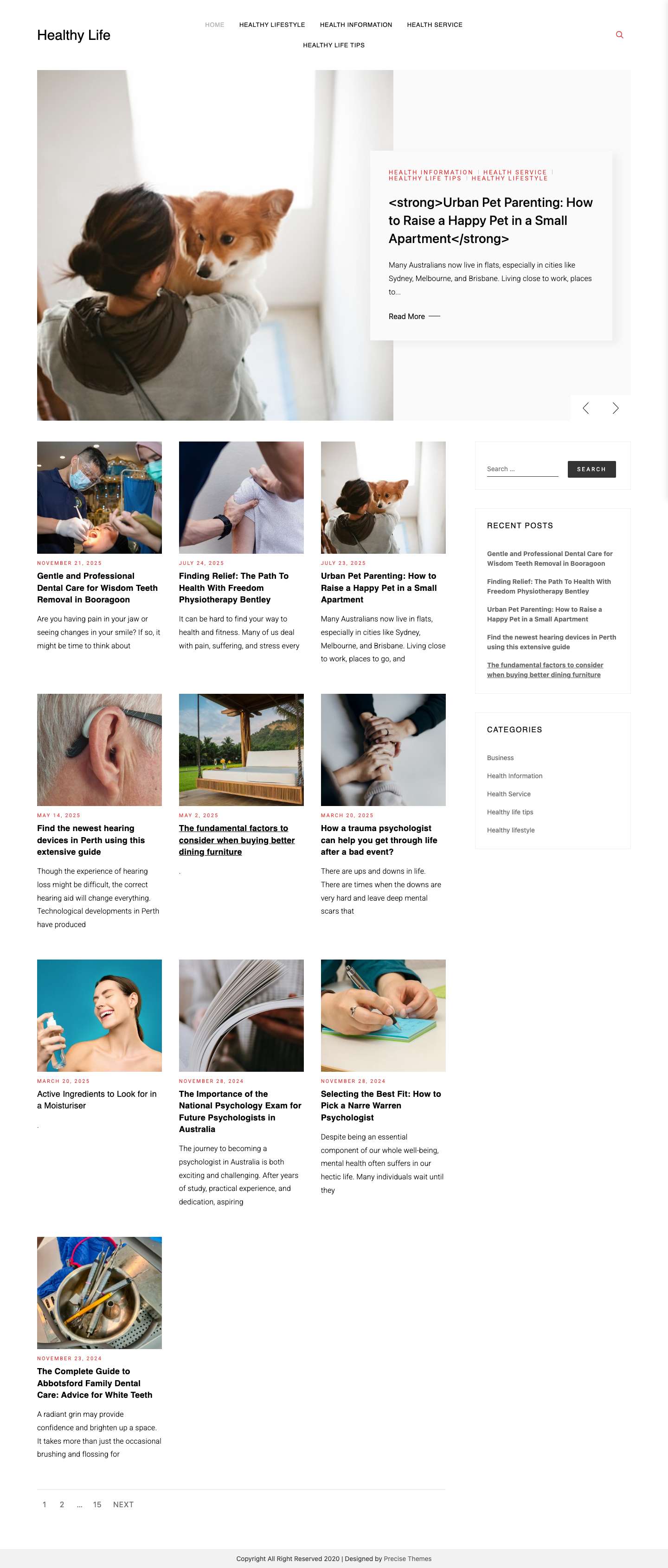 Healthy Life - Develop and education for Healthy Life. - Full Screenshot