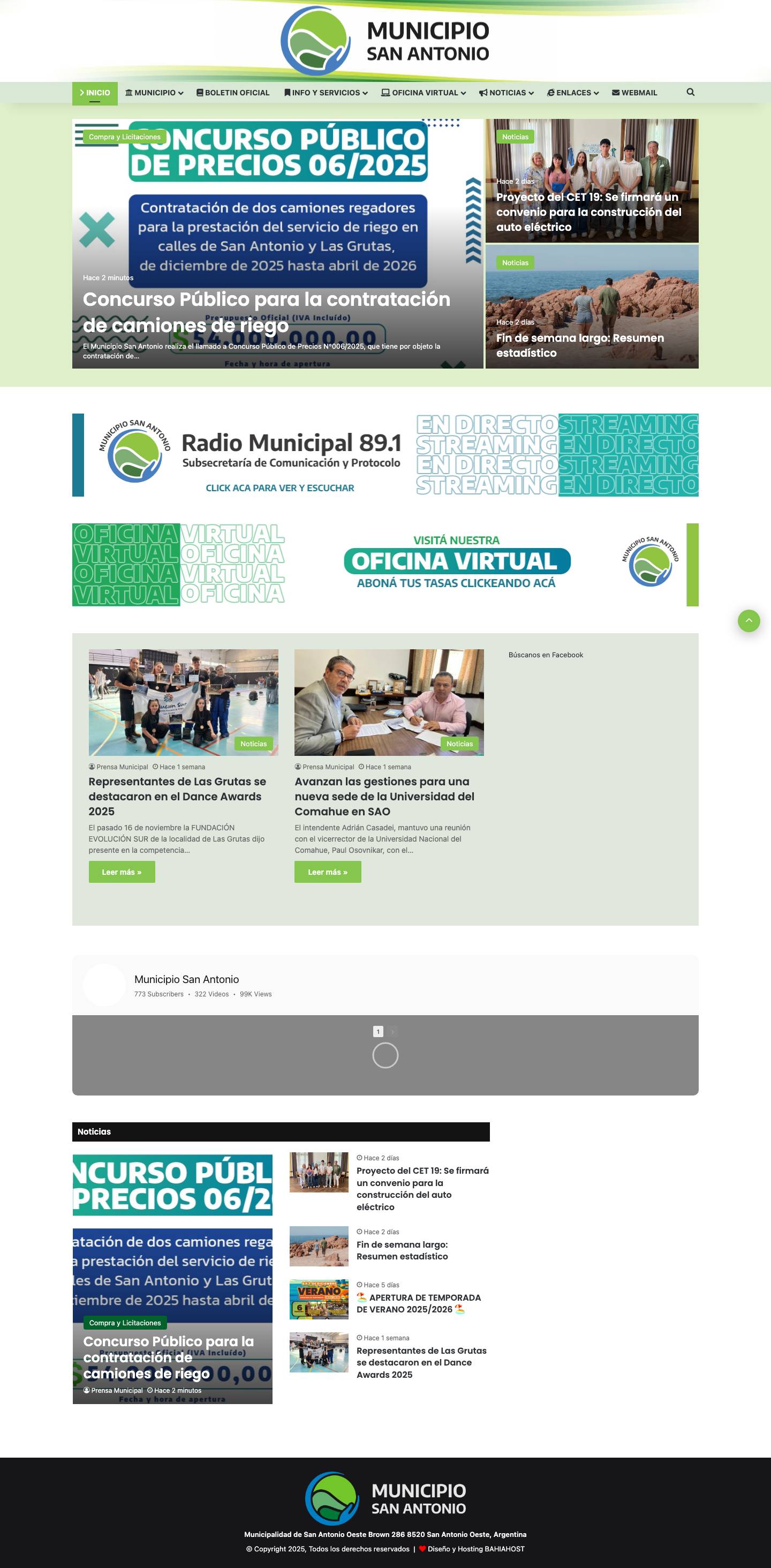 San Antonio Oeste – Rio Negro, Argentina - Full Screenshot