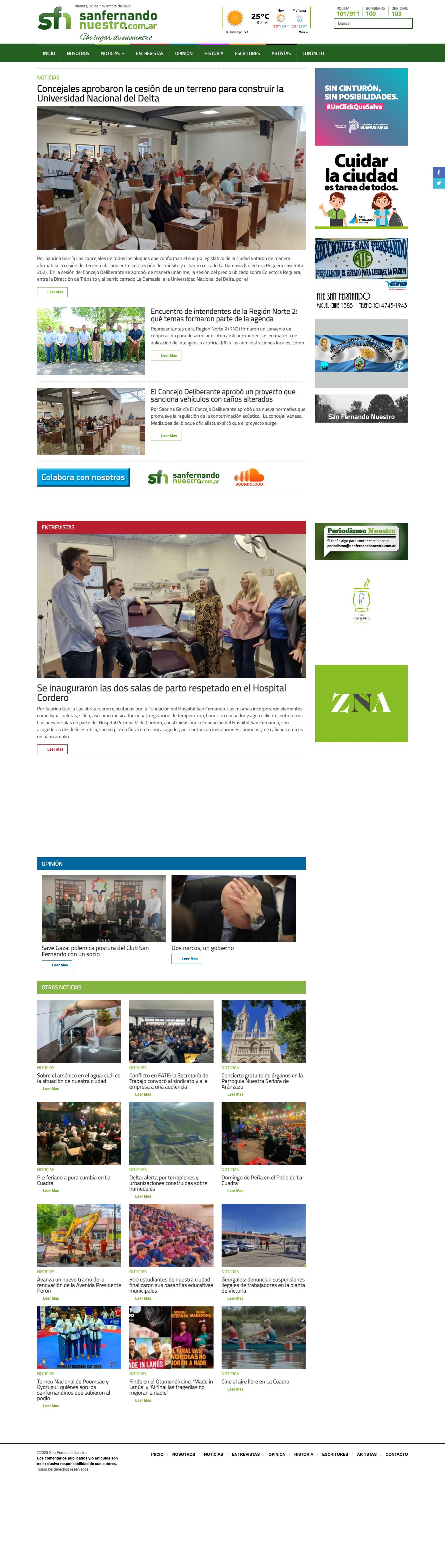 San Fernando Nuestro | Un Lugar de Encuentro - Full Screenshot